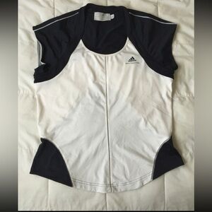 adidas Black and White Muscle Tee